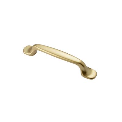 金色鋅合金柜門拉手孔距96mm